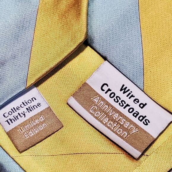 Jerry Garcia Wired Crossroads Collection 39 Anniversary Silk Tie 60" x 4" EUC - Picture 5 of 5